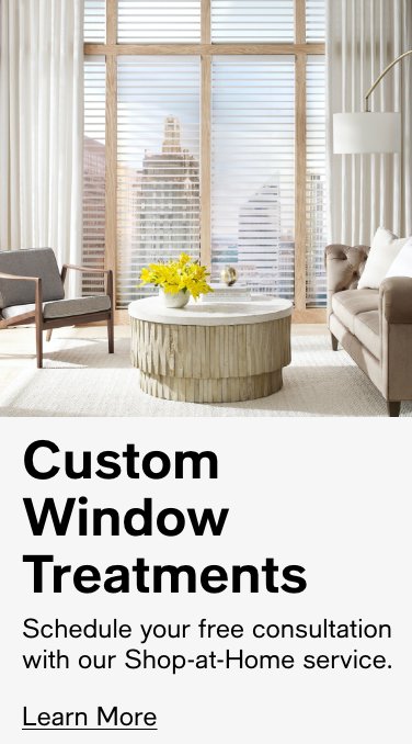  Custom Window Treatments, Schedule your free consultation with our Shop-at-Home service