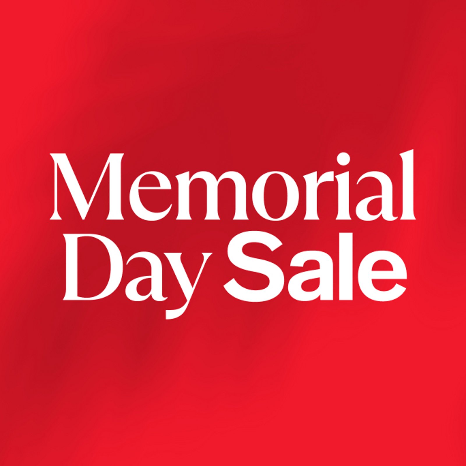 Memorial day sale 