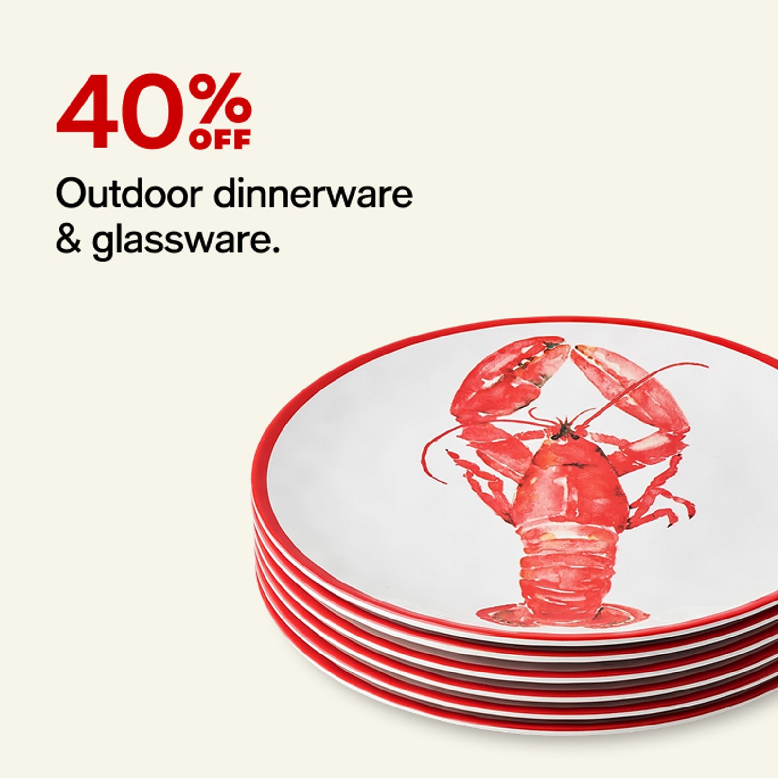 outdoor dinnerware