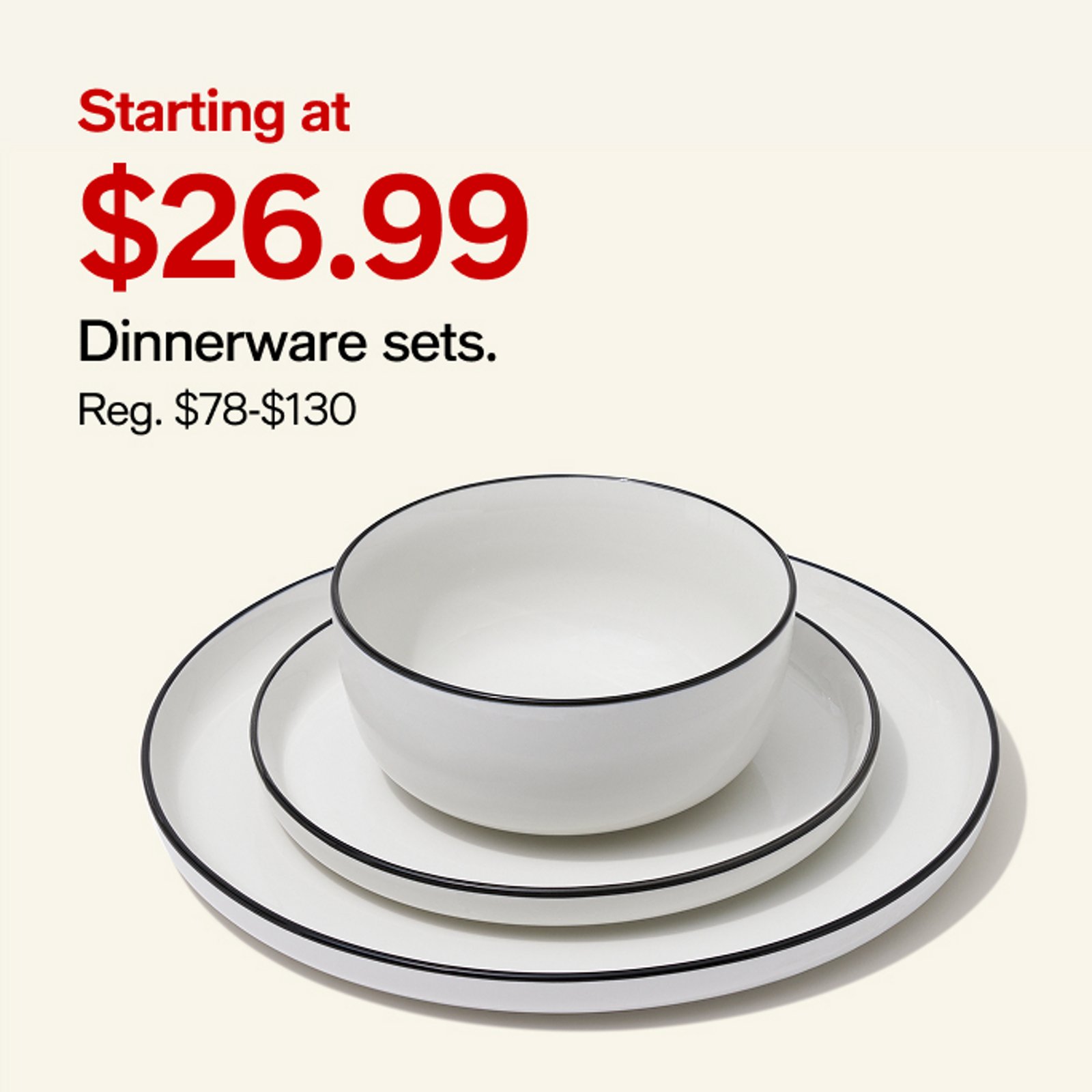 dinnerware sets
