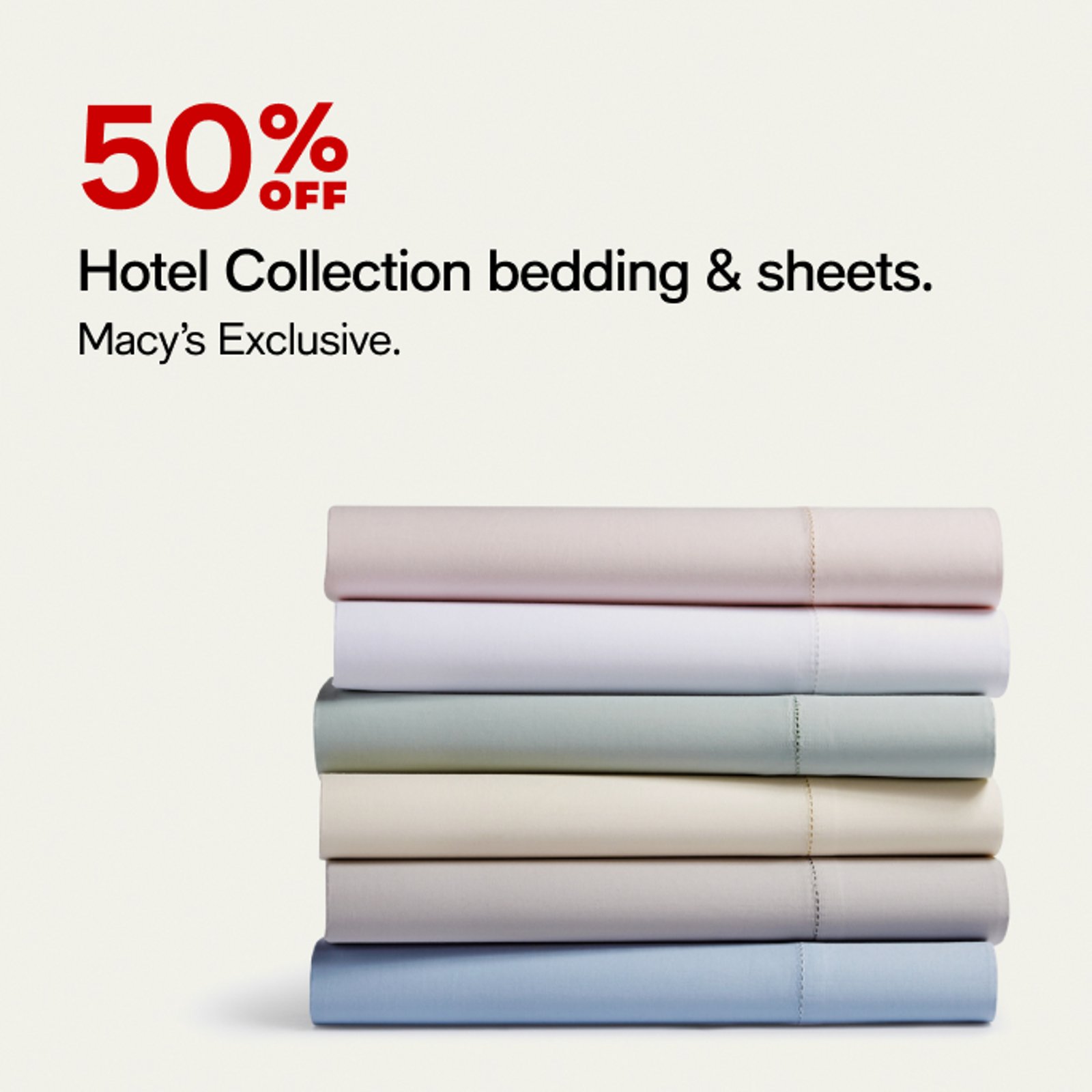 Hotel Collection bedding & sheets