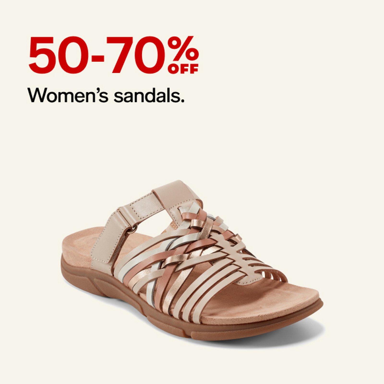 50-70% off women's sandals