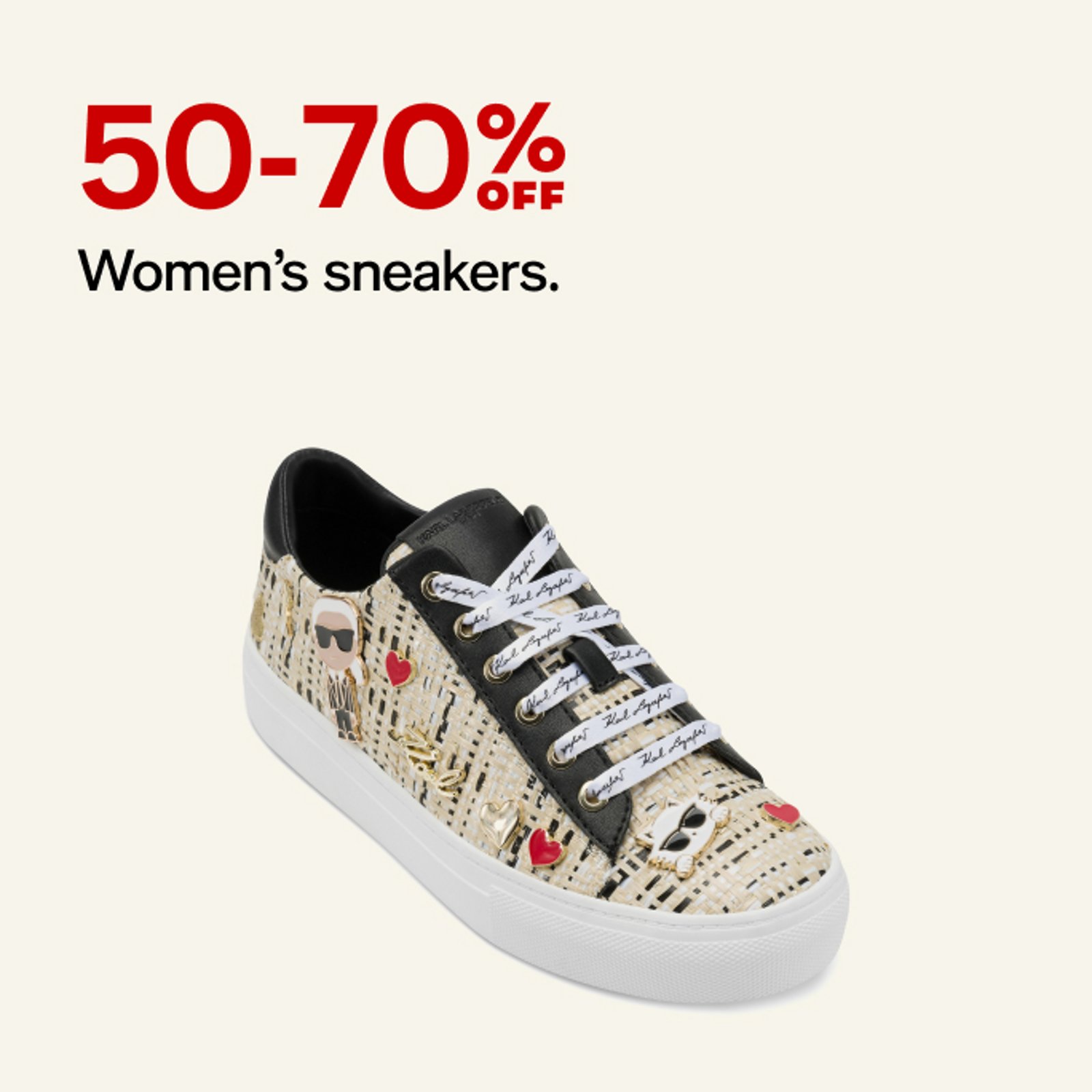 50-70% off women's sneakers