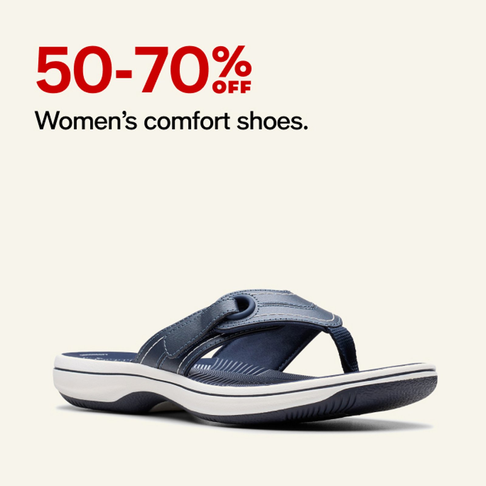 50-70% off women's comfort shoes
