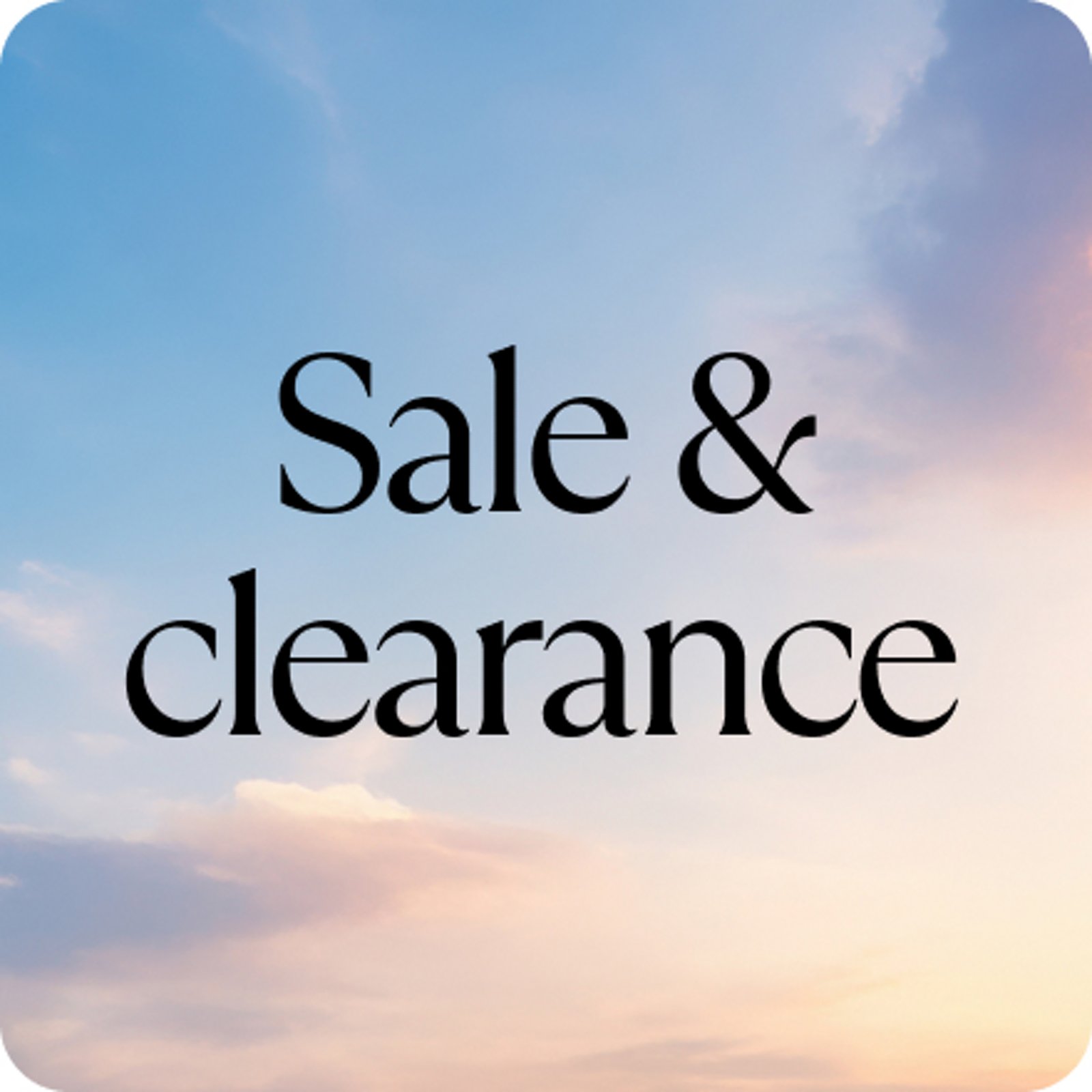 Sale & Clearance