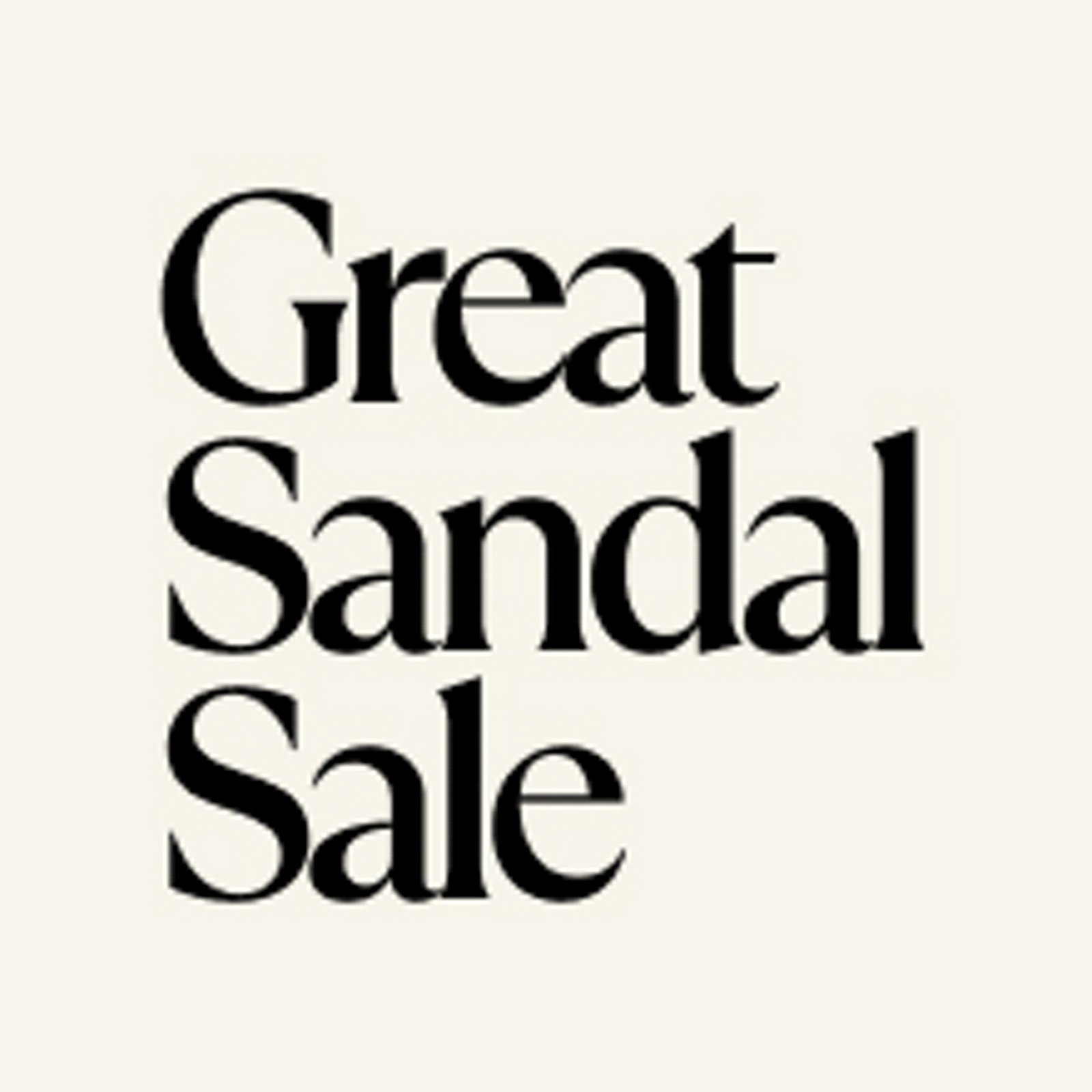 Great Sandal Sale