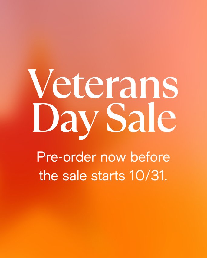 veterans Day Pre- Sale