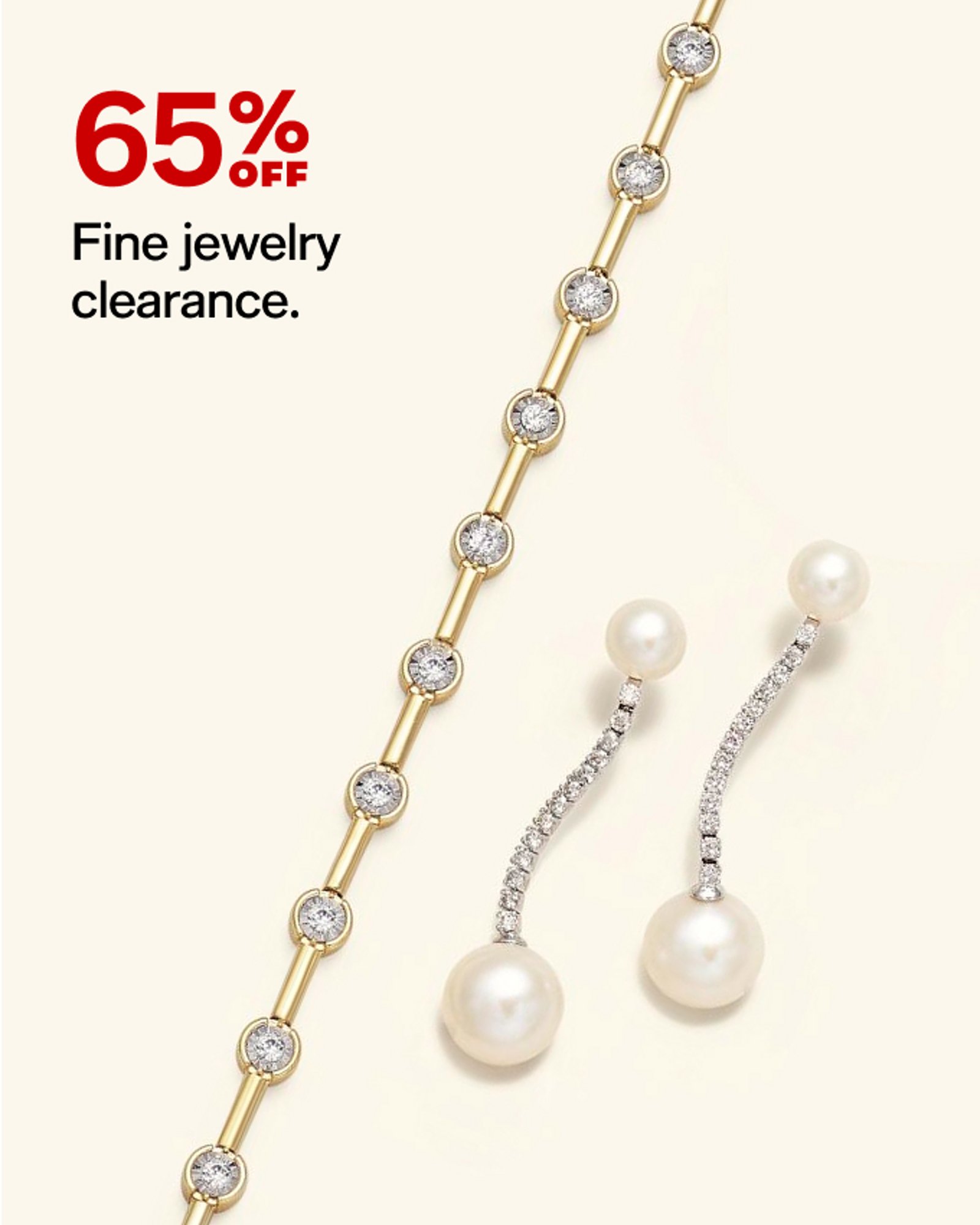 65% OFF Fine jewelry clearance.