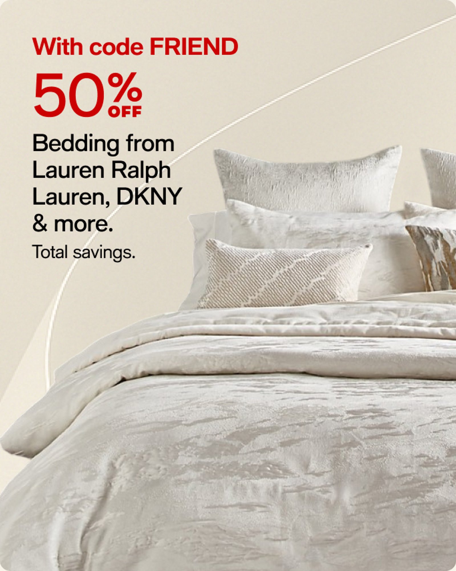 50% off Bedding from Lauren Ralph Lauren