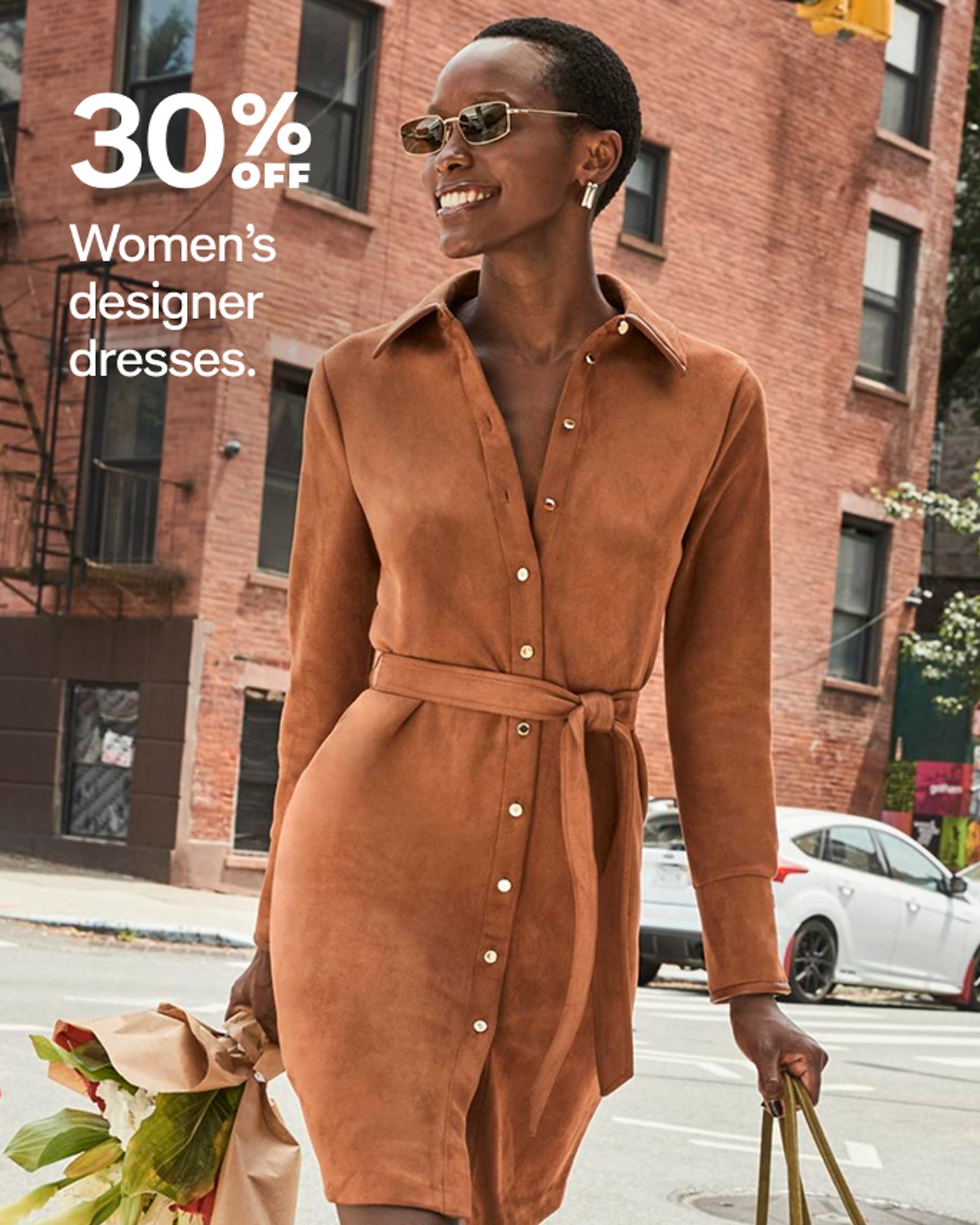 30% OFF Women's designer dresses.