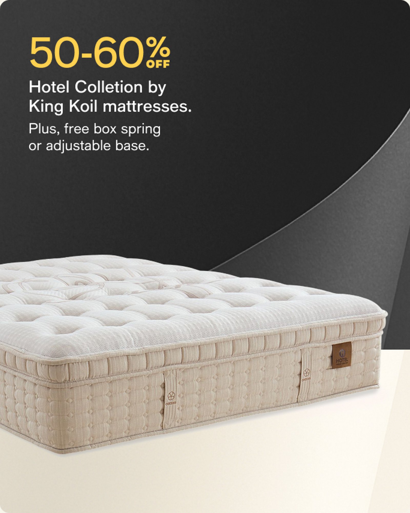 Hotel collection by King Koil