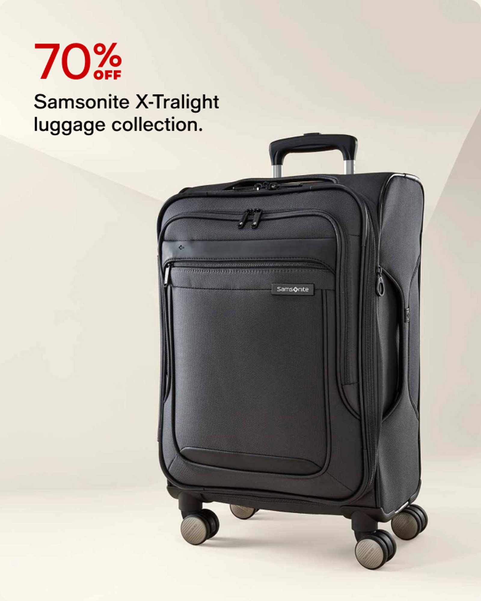 70% off Samsonite X-tralight