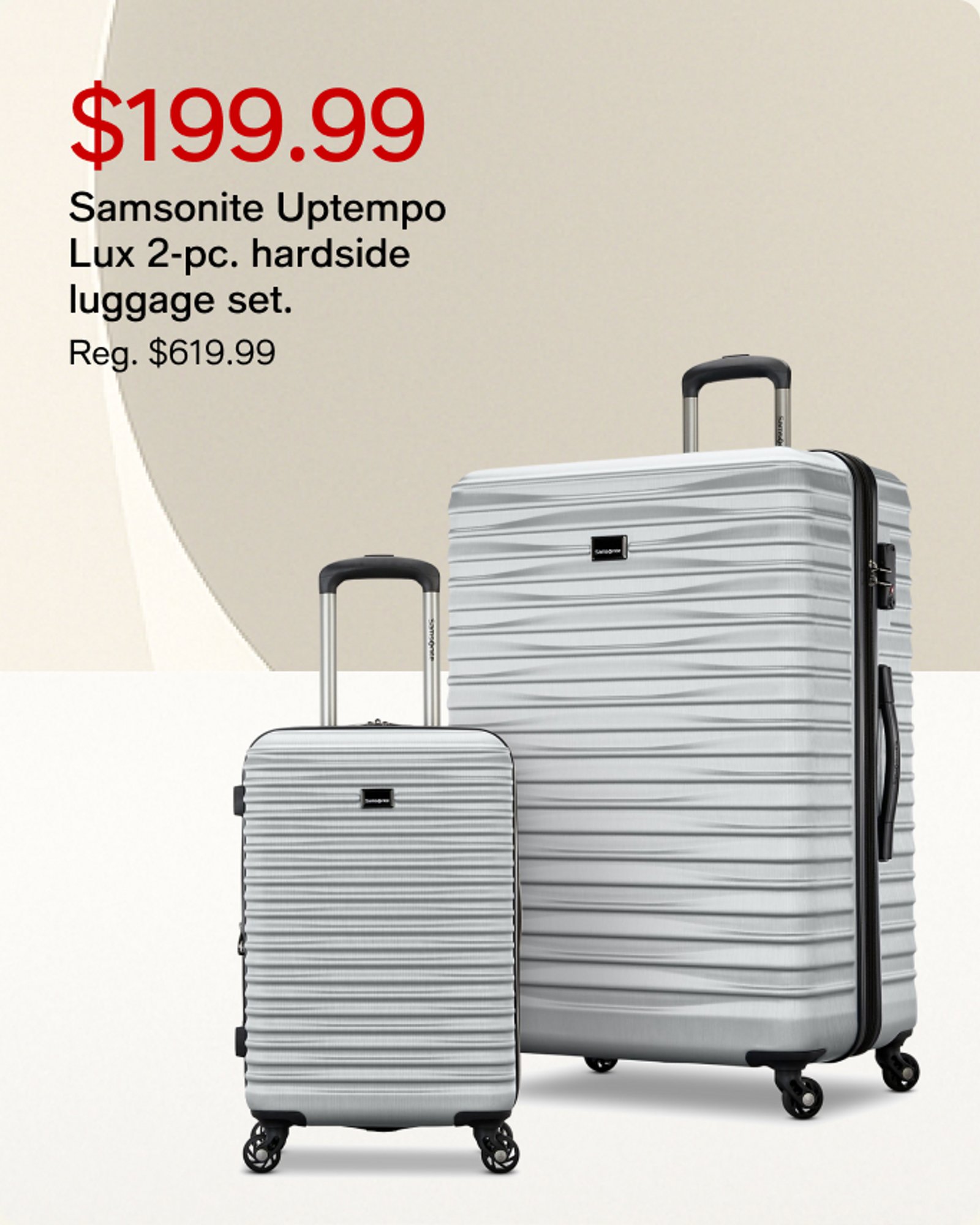 $199.99 Samsonite Uptempo