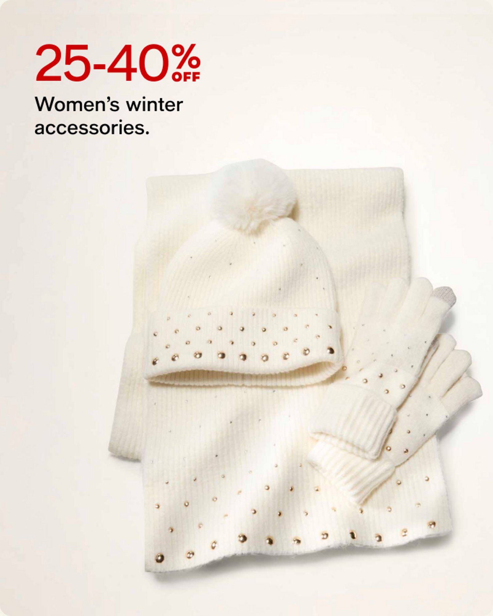 25-40 Women's winter accessories