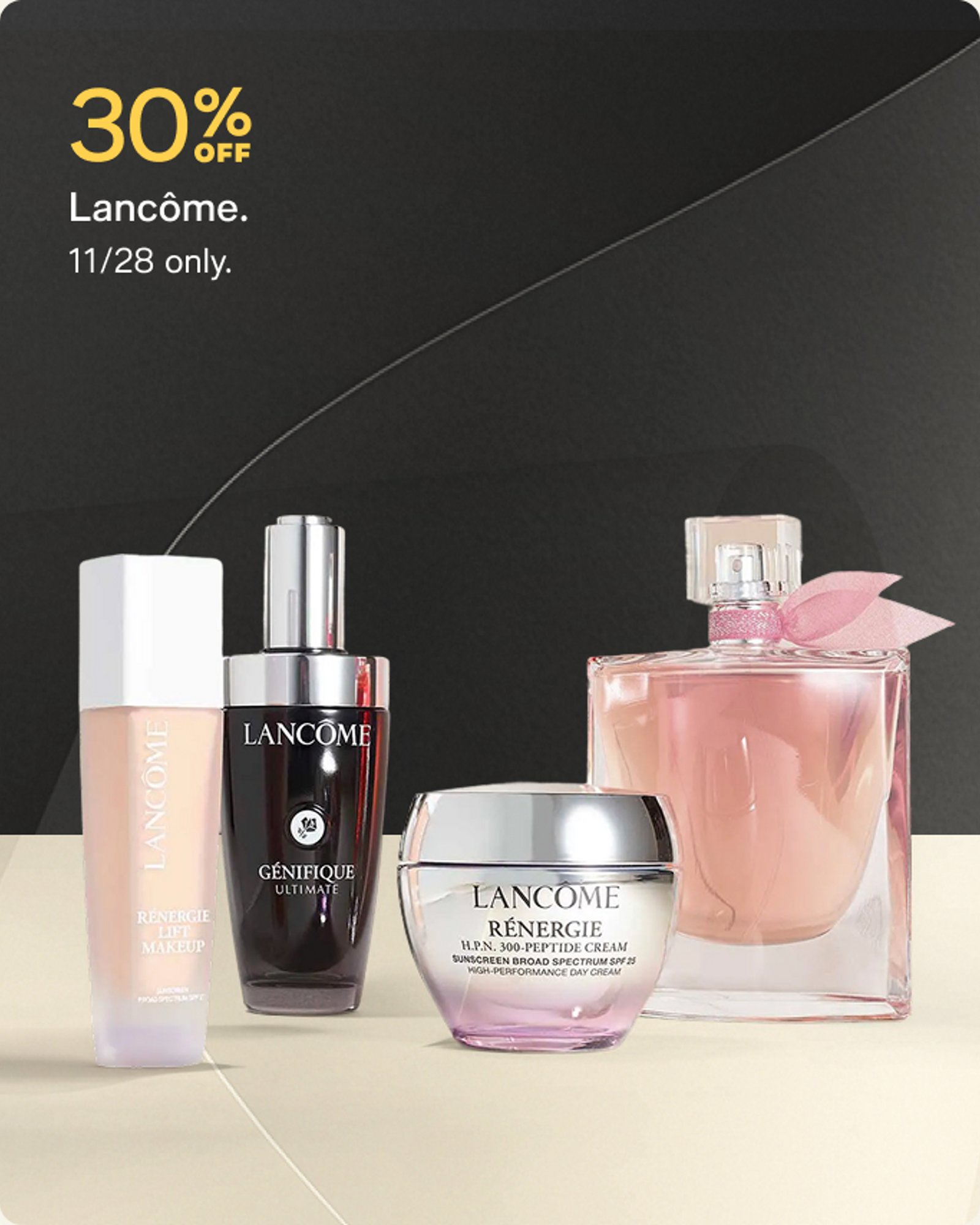 30% off Lancome