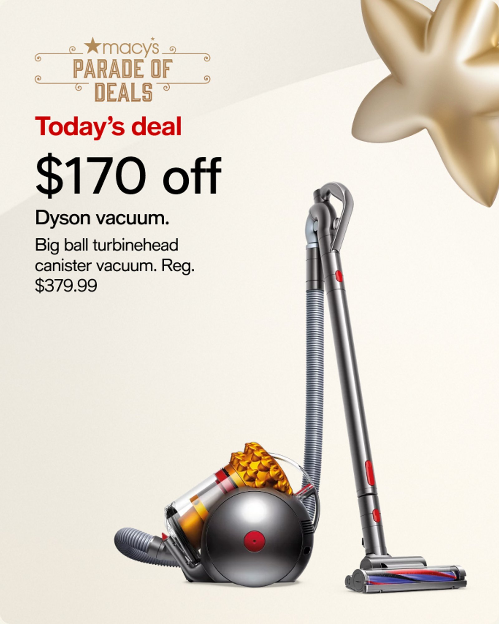 $170 off Dyson vacuum.